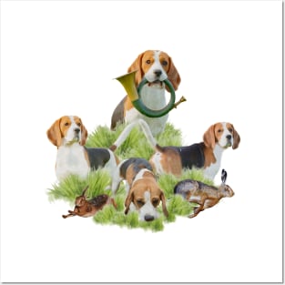 Beagles Posters and Art